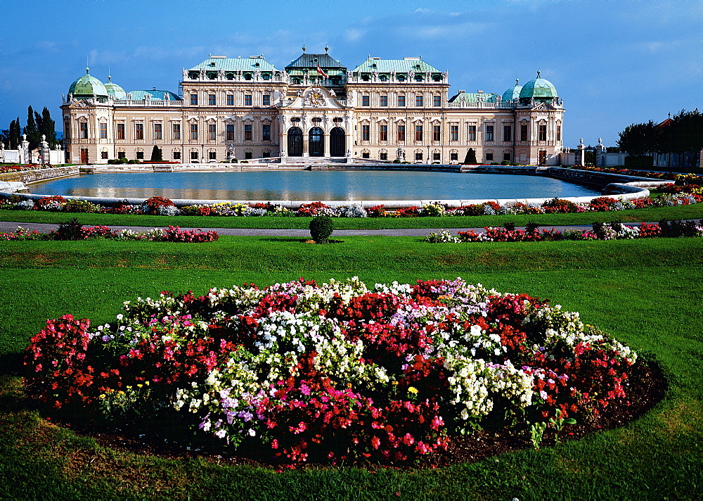 Belvedere Castle And Gardens, Vienna, Austria