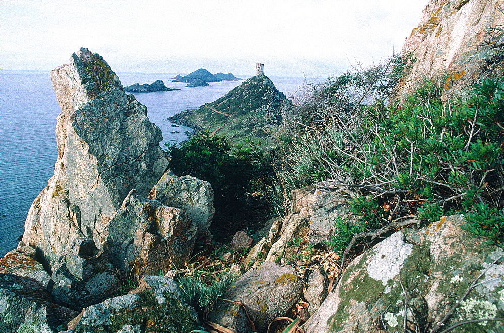 France, Corsica, South, Ajaccio (Near), Sanguinaires Islands