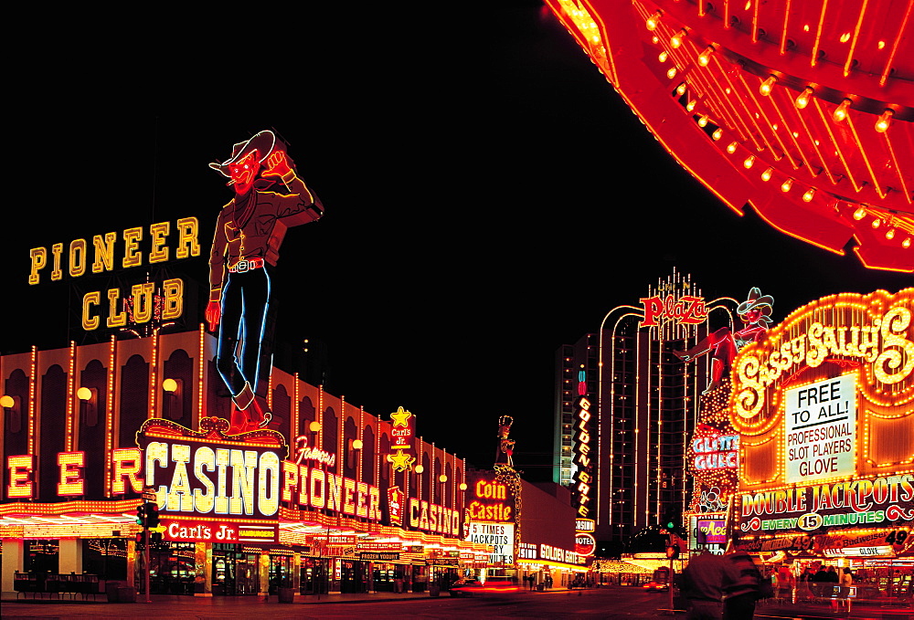 Lasvegas, Fremont St At Night