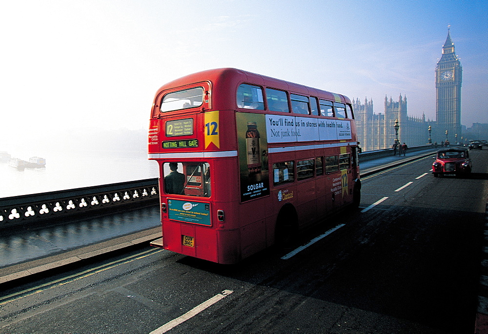 UK, London, Westminster Bridge & Big Ben