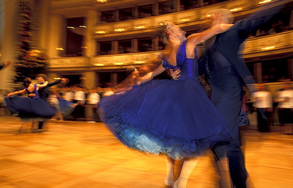 Austria, Vienna, Opera Ball Rehearsal, The Ballet