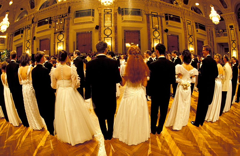 Austria, Vienna, Lawyers Ball In Hofburg, Polonaise