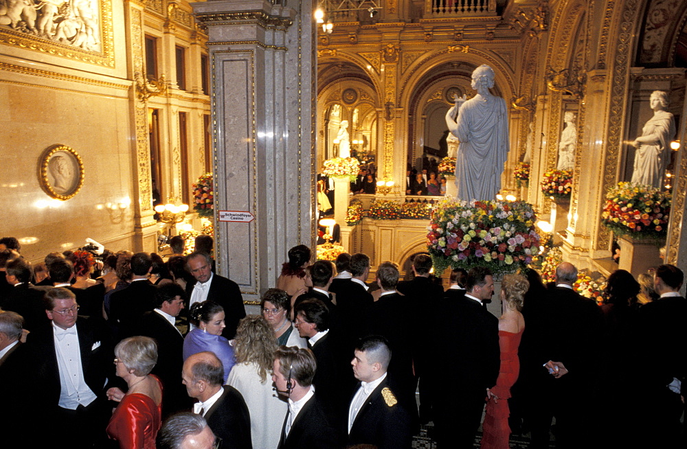 Austria, Vienna, Opera Ball, The Stairs