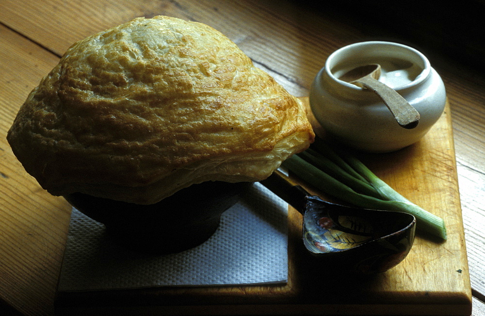 Russia, Saint Petersburg, Solianka Typical Soup 