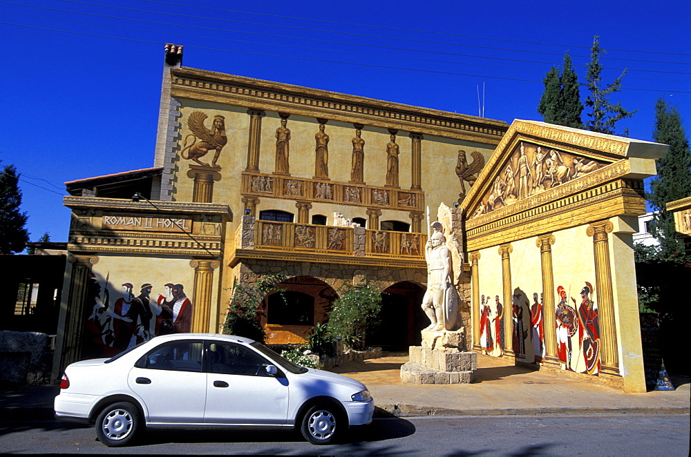 Cyprus, City Of Paphos, A Kitch Shopping Center Decorated As Antique