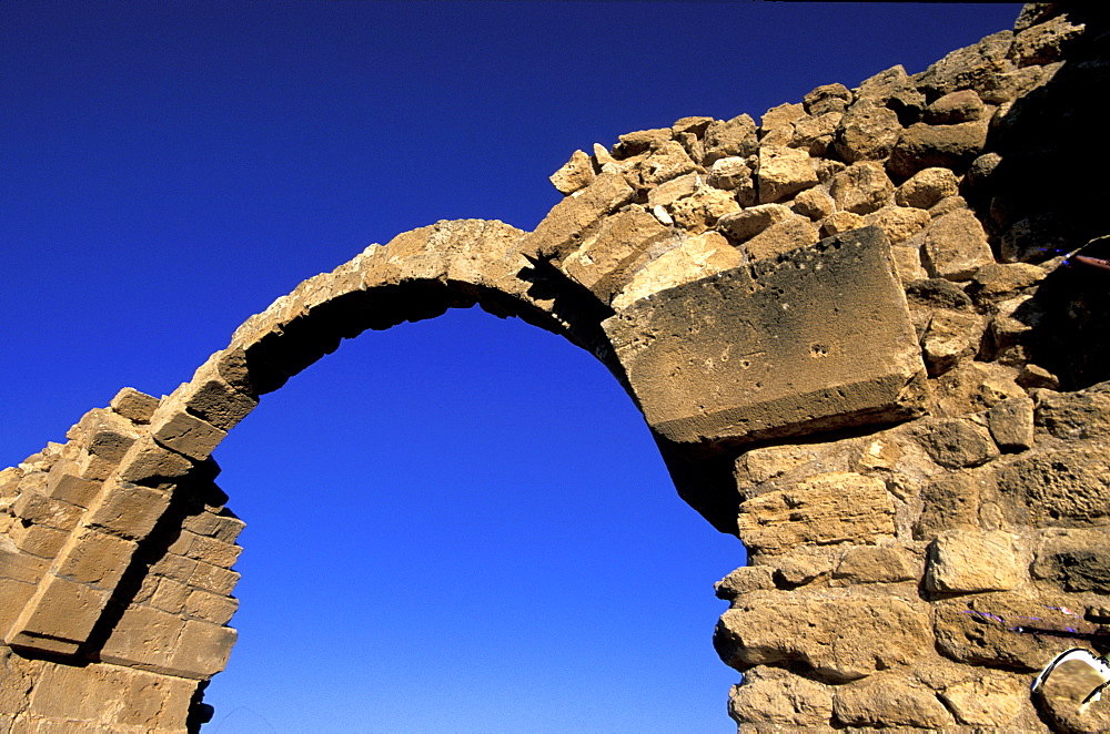 Cyprus, City Of Paphos, The Ancient Ruins Near The Harbour