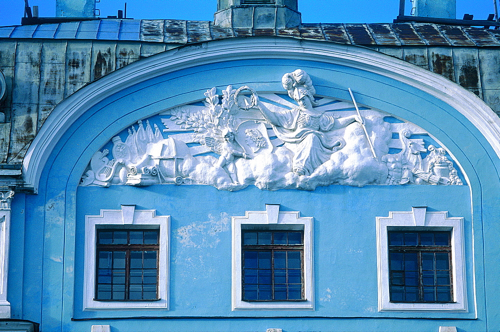 Russia, St-Petersburg, Baroque Style Front Of The Maritime Academy Built In 1912