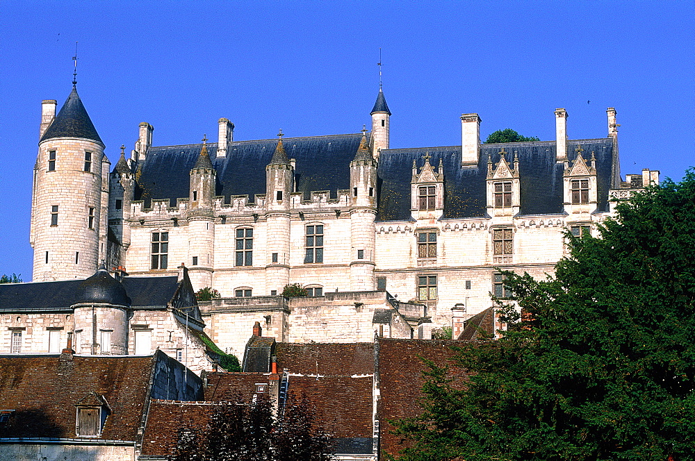 France, To Uraine Val-De-Loire, In Dre-Et-Loire, Loches, The Renaissance Castle On To P Of The Hill