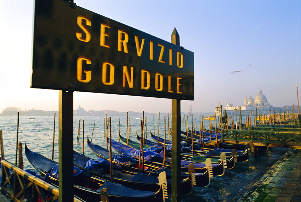 Gondolas, Halia, Venice, Veneto, Italy