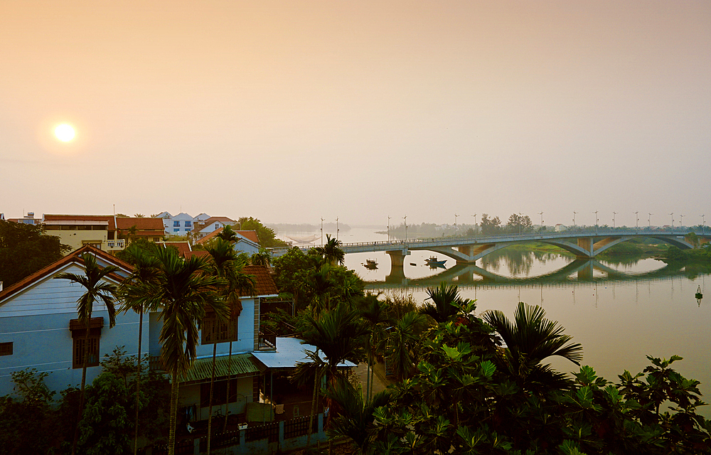 Sunrise over Thu Ban River