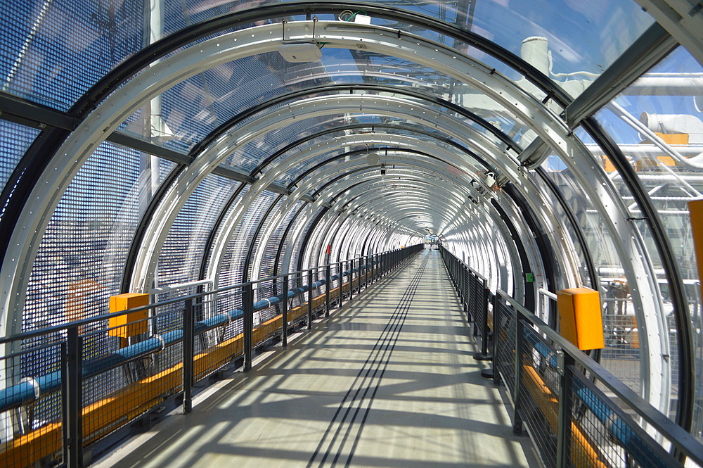 Walkway in The Centre Pompidou