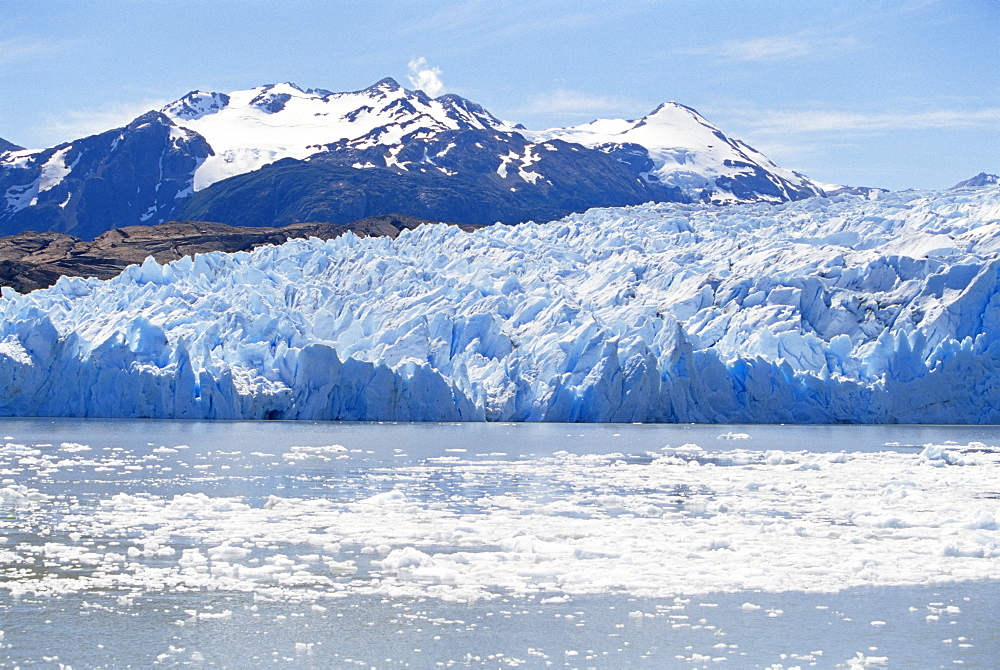 Lake Gray Glacier, Torres del Paine National Park, Patagonia, Chile, South America