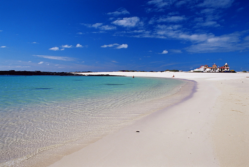 Natural swimming pool and beach near El Cotillo, Fuerteventura, Canary Islands, Spain, Atlantic, Europe