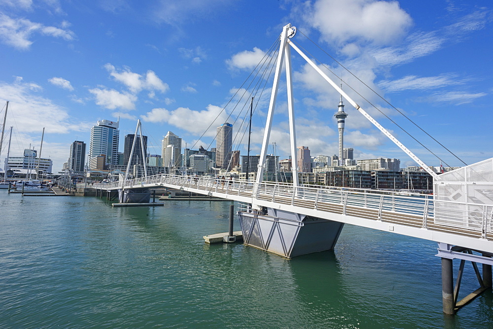 Wynyard Quarter Bridge, Auckland, North Island, New Zealand, Pacific 