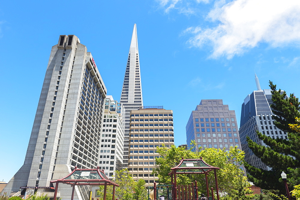 Portsmouth Square in Chinatown, San Francisco, California, United States of America, North America