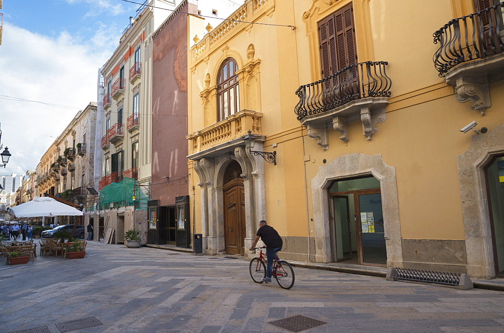 Corso Vittorio Emanuele, Trapani, Sicily, Italy, Europe