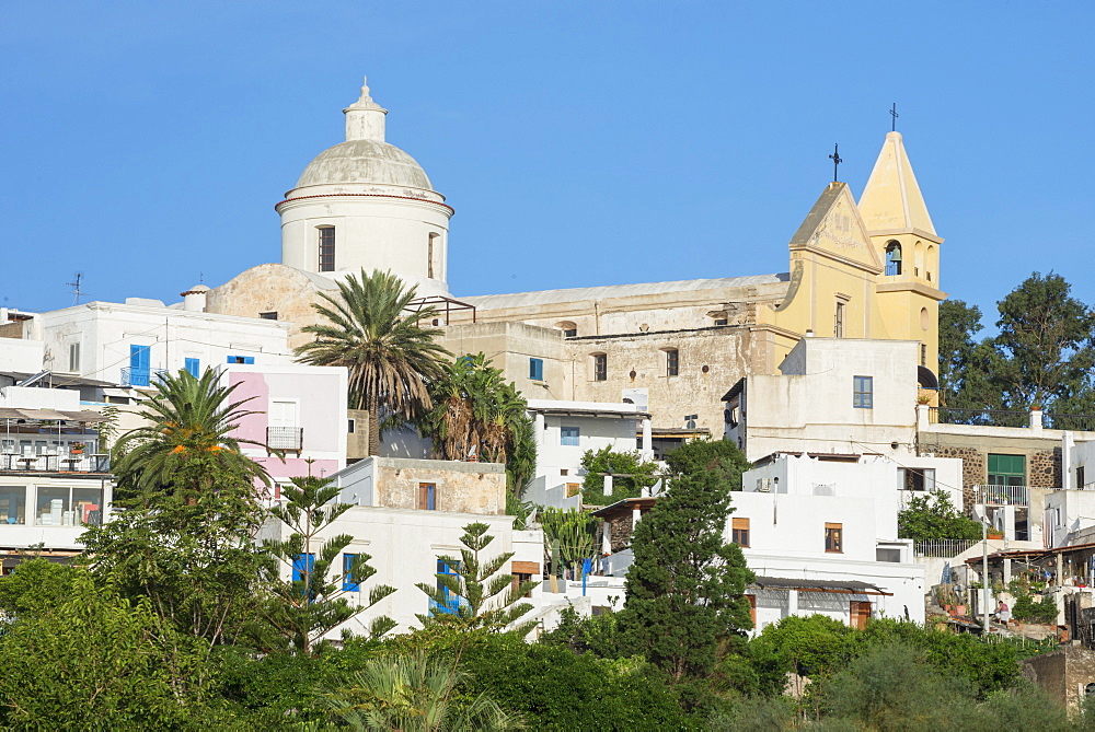 Town of Stromboli, Stromboli, Aeolian Islands, UNESCO World Heritage Site, Sicily, Italy, Mediterranean, Europe