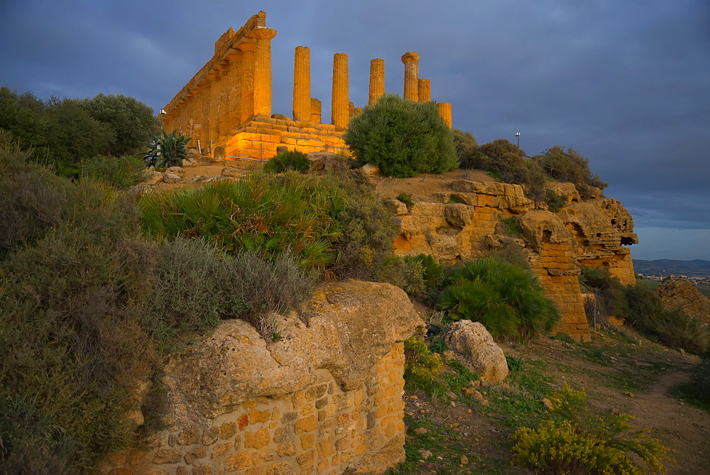 Temple of Juno, Valley of the Temples, Agrigento, UNESCO World Heritage Site, Sicily, Italy, Europe