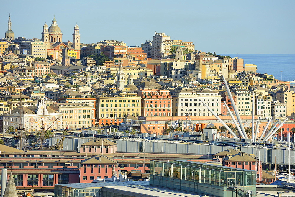 Cityscape, Genoa, Liguria, Italy