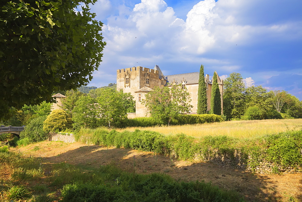 Allemagne en Provence castle, Allemagne en Provence, Alpes de Haute Provence, France, Europe