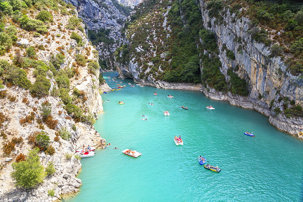 Lake St. Croix, Gorges du Verdon, Provence-Alpes-Cote d'Azur, Provence, France, Europe