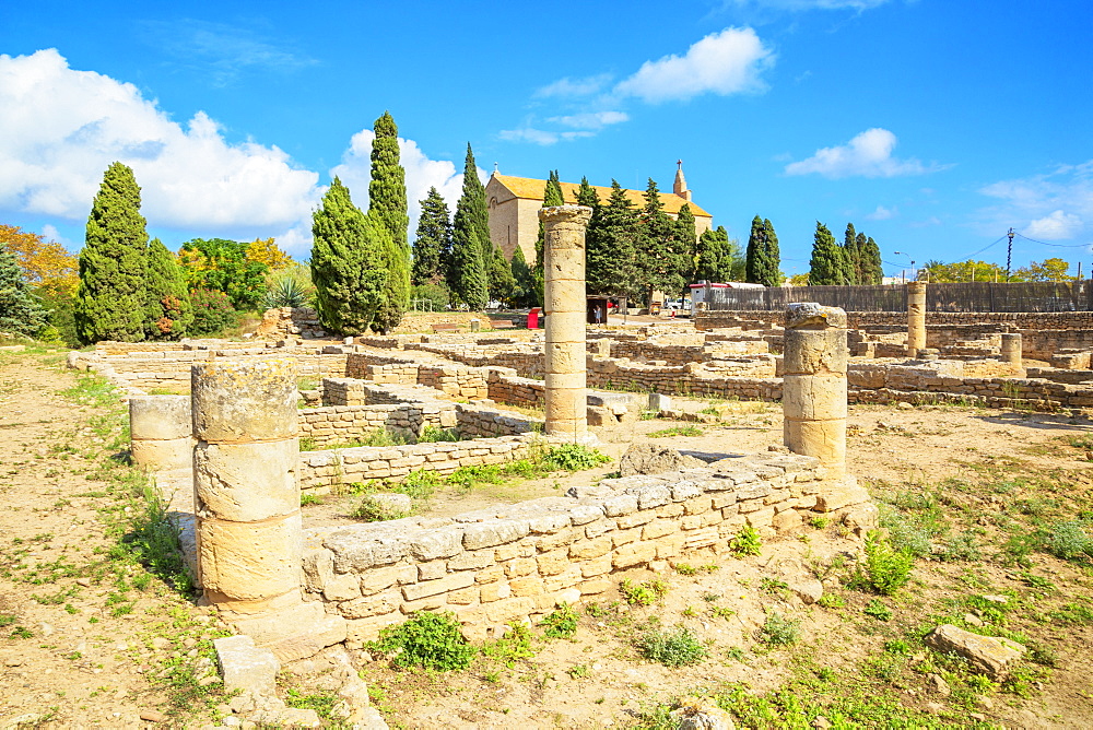 Pollentia Roman Ruins, Alcudia, Mallorca (Majorca), Balearic Islands, Spain, Europe