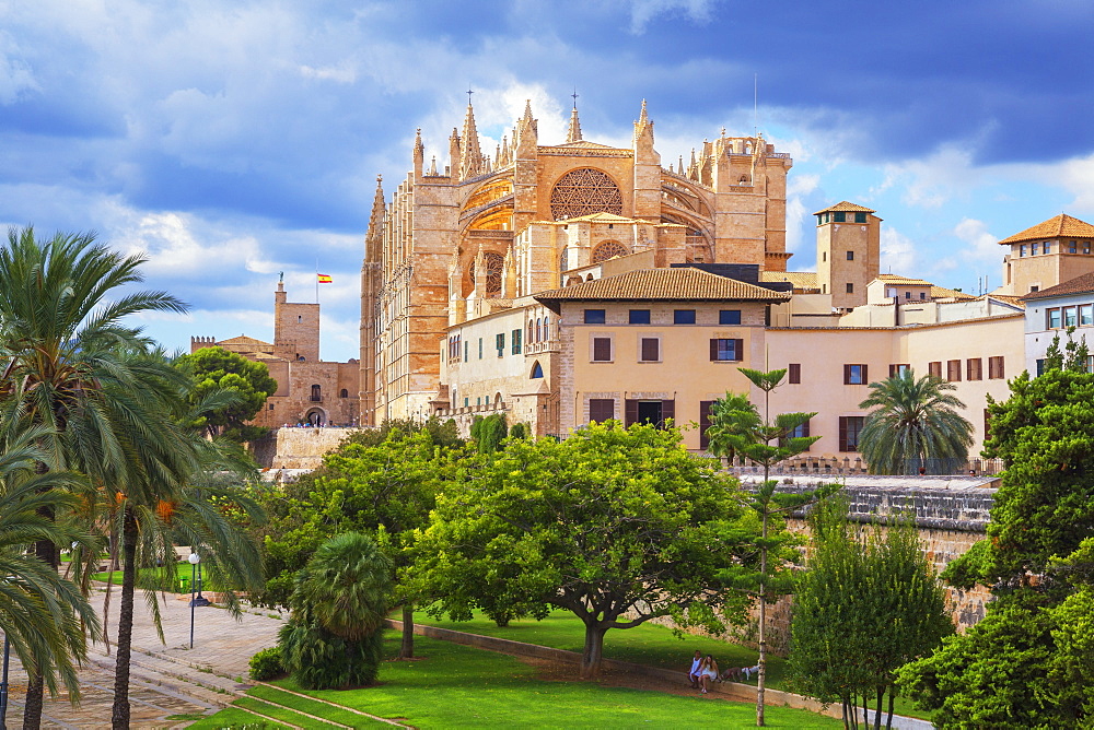 La Seu Cathedral, Palma de Mallorca, Mallorca (Majorca), Balearic Islands, Spain, Europe