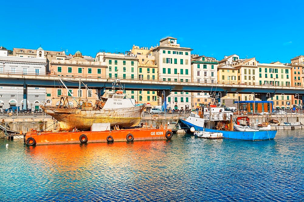 Porto Antico (Old Port), Genoa, Liguria, Italy, Europe