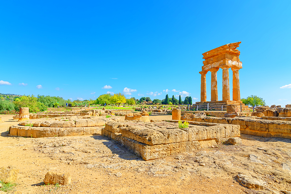 Temple of Castor and Pollux, Valley of Temples, Agrigento, Sicily, Italy