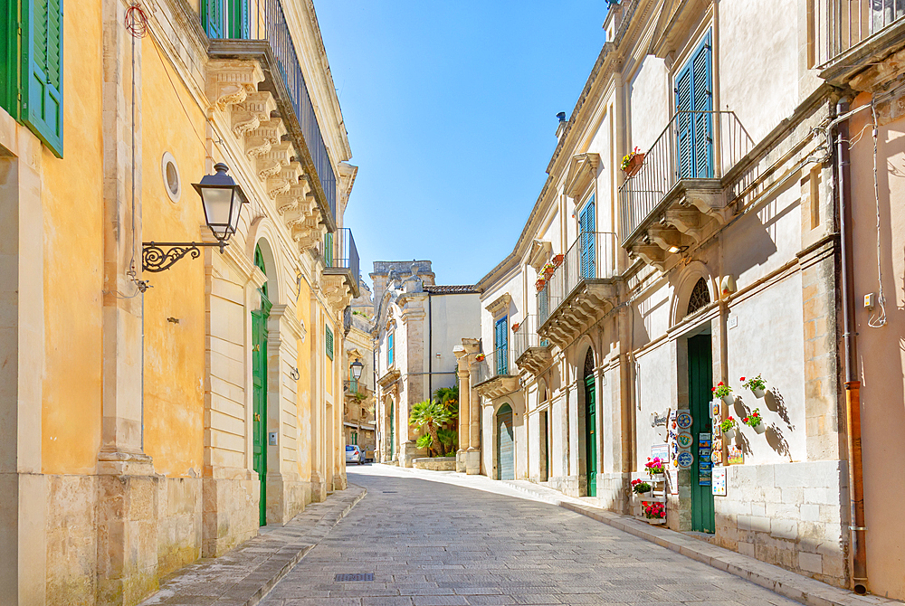 Historic town, Ragusa Ibla, Ragusa province, Sicily, Italy