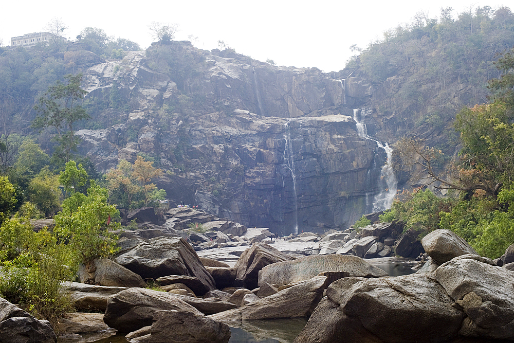 The 322 feet Hundru waterfall, Ranchi, Jharkhand, India, Asia