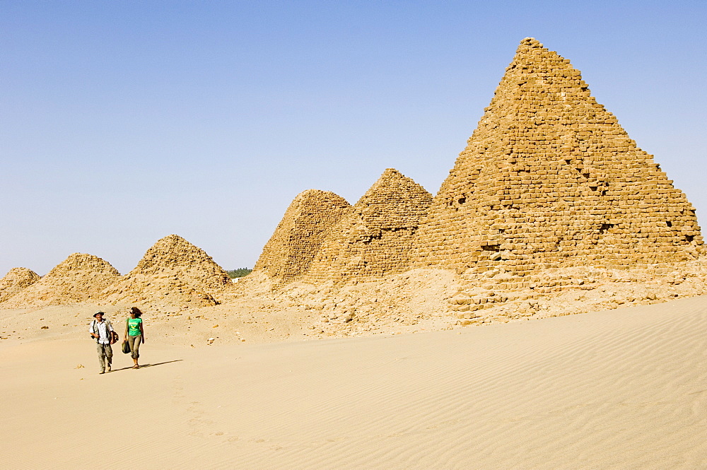 Pyramids of Nuri, Kingdom of Meroe, Sudan, Africa