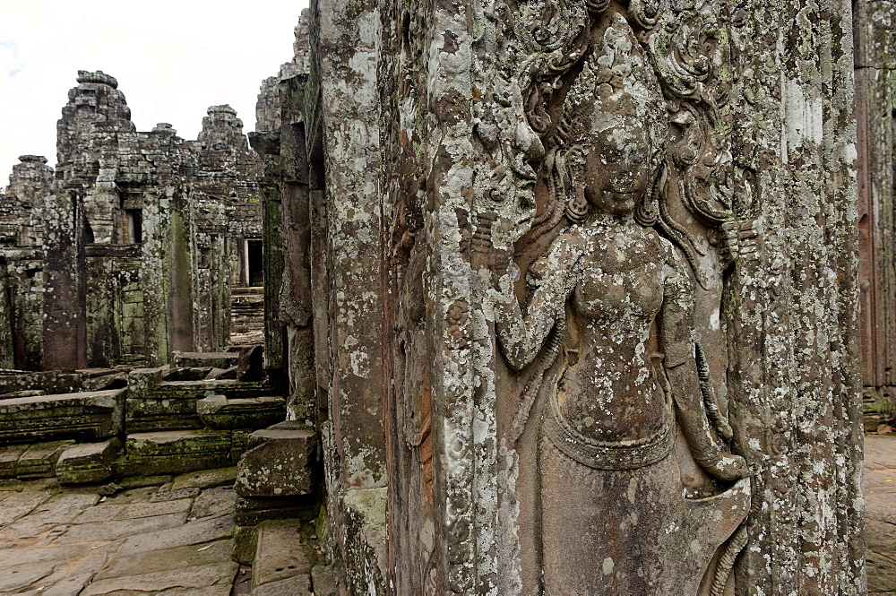 Ta Prohm temple dating from the mid 12th to early 13th centuries, Angkor, UNESCO World Heritage Site, Siem Reap, Cambodia, Indochina, Southeast Asia, Asia