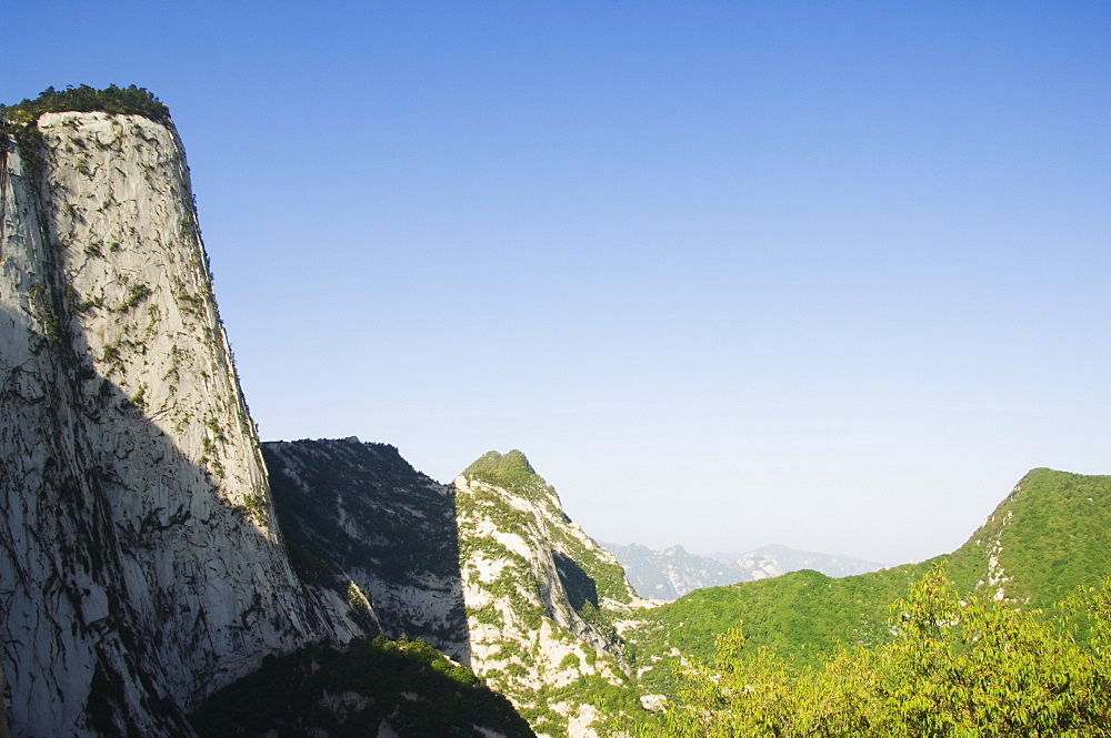 Hua Shan, a granite peaked mountain of 2160m, Shaanxi Province, China, Asia