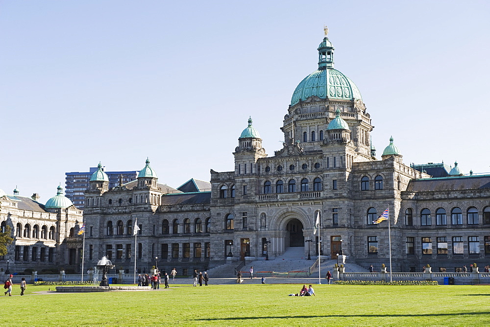 Parliament Buildings, Victoria, Vancouver Island, British Columbia, Canada, North America