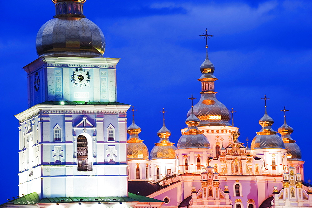 St. Michaels Gold Domed Monastery, 2001 copy of 1108 original, Kiev, Ukraine, Europe