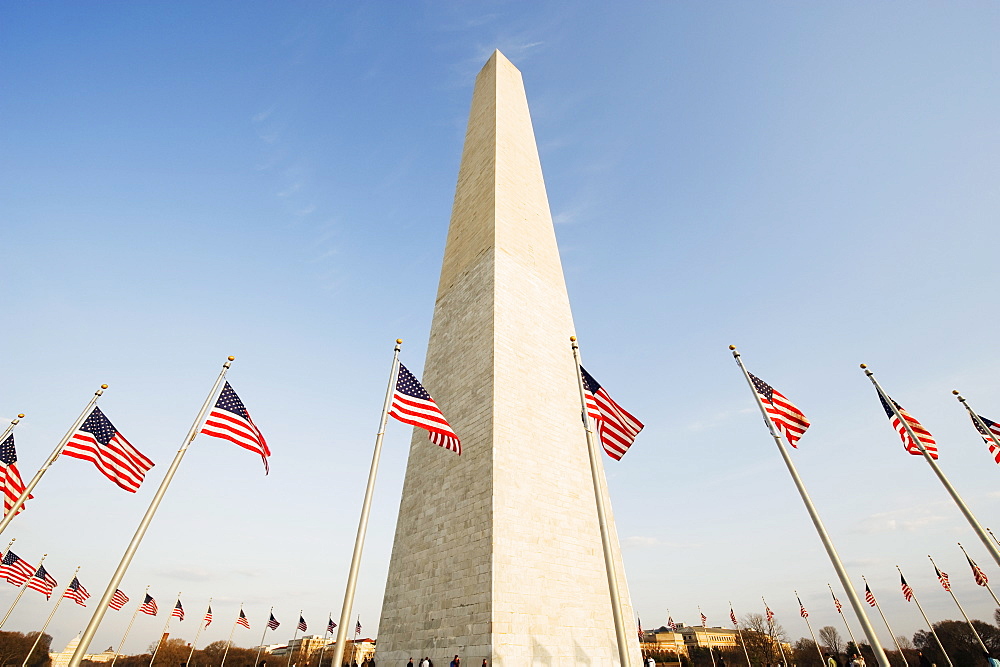 Washington Memorial Monument, Washington DC., United States of America, North America