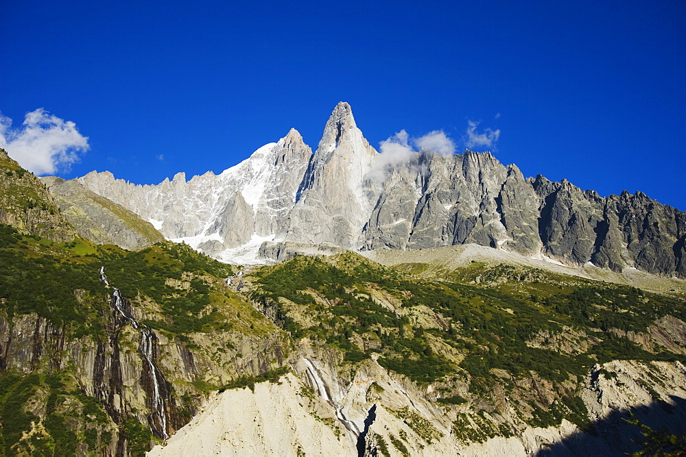 Aiguilles du Dru, Mont Blanc range, Chamonix, French Alps, France, Europe