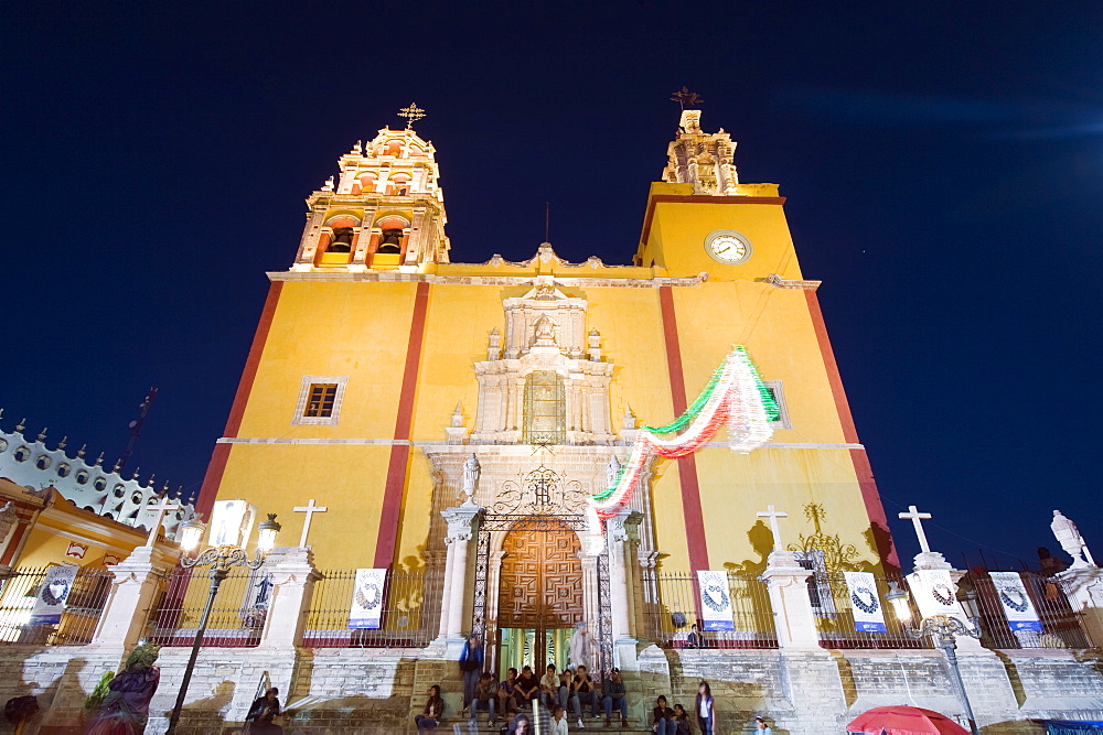 Basilica de Nuestra Senora de Guanajuato, Guanajuato, UNESCO World Heritage Site, Guanajuato state, Mexico, North America