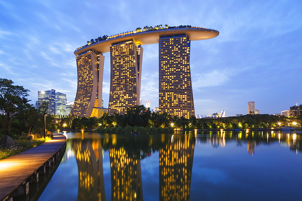 Marina Bay Sands Hotel, Singapore, Southeast Asia, Asia