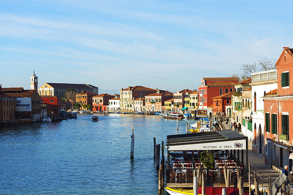 Murano waterfront, Venice, UNESCO World Heritage Site, Veneto, Italy, Europe