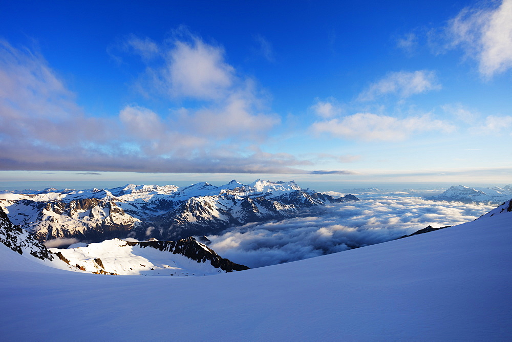 Glacier du Trient, border of Switzerland and France, Alps, Europe