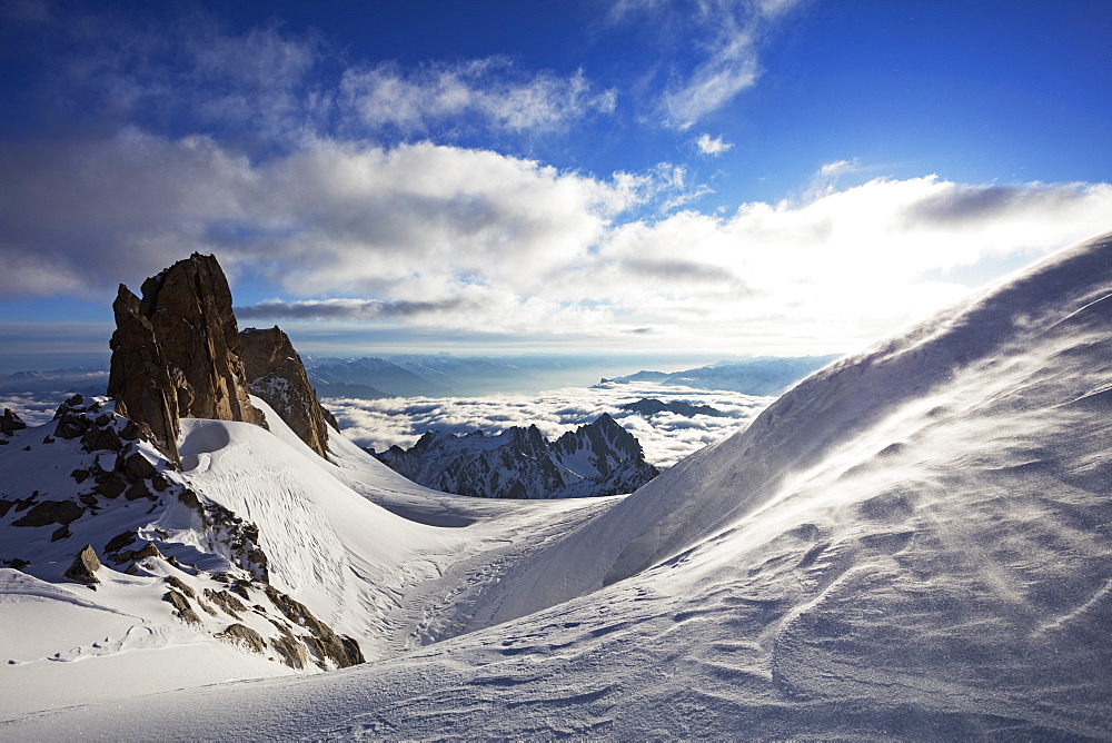 Glacier du Trient, French border, Valais, Switzerland, Europe