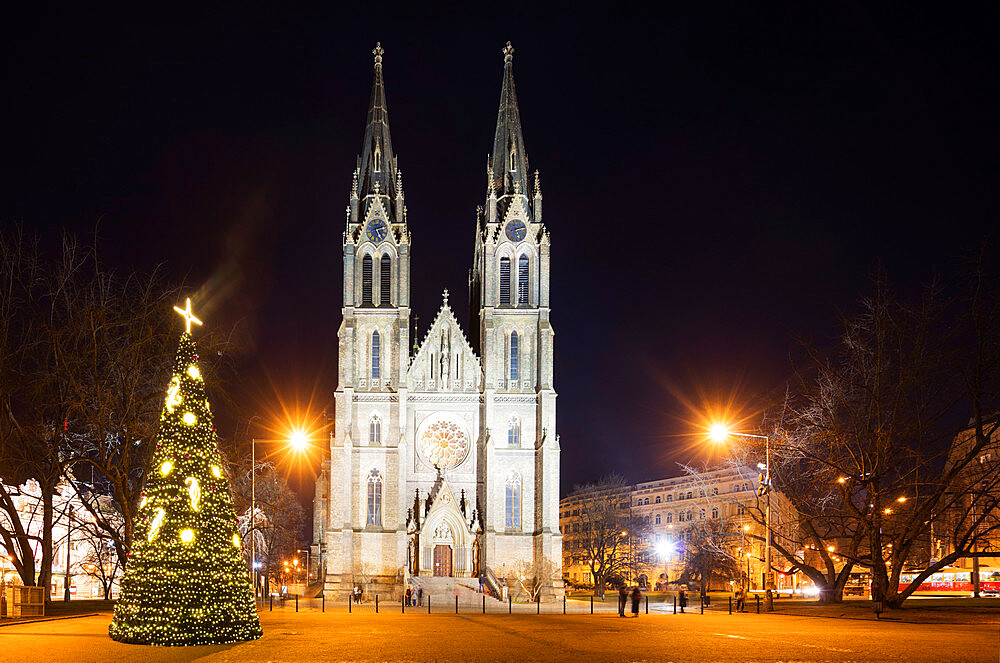 Church of Saint Ludmila, Prague, Czech Republic, Europe