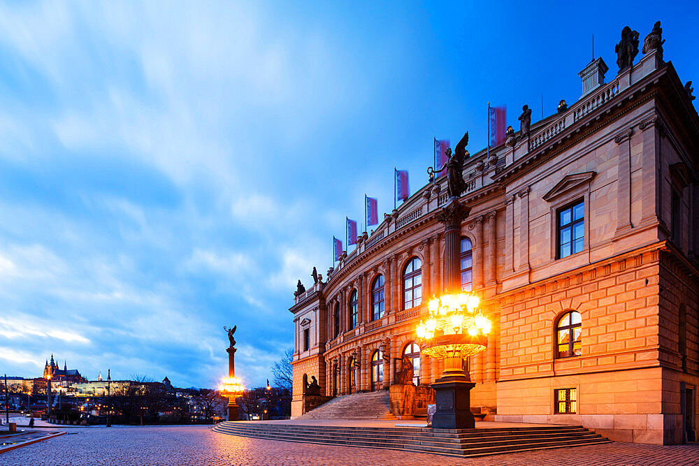 Rudolfinum concert hall and art gallery, Prague, Czech Republic, Europe