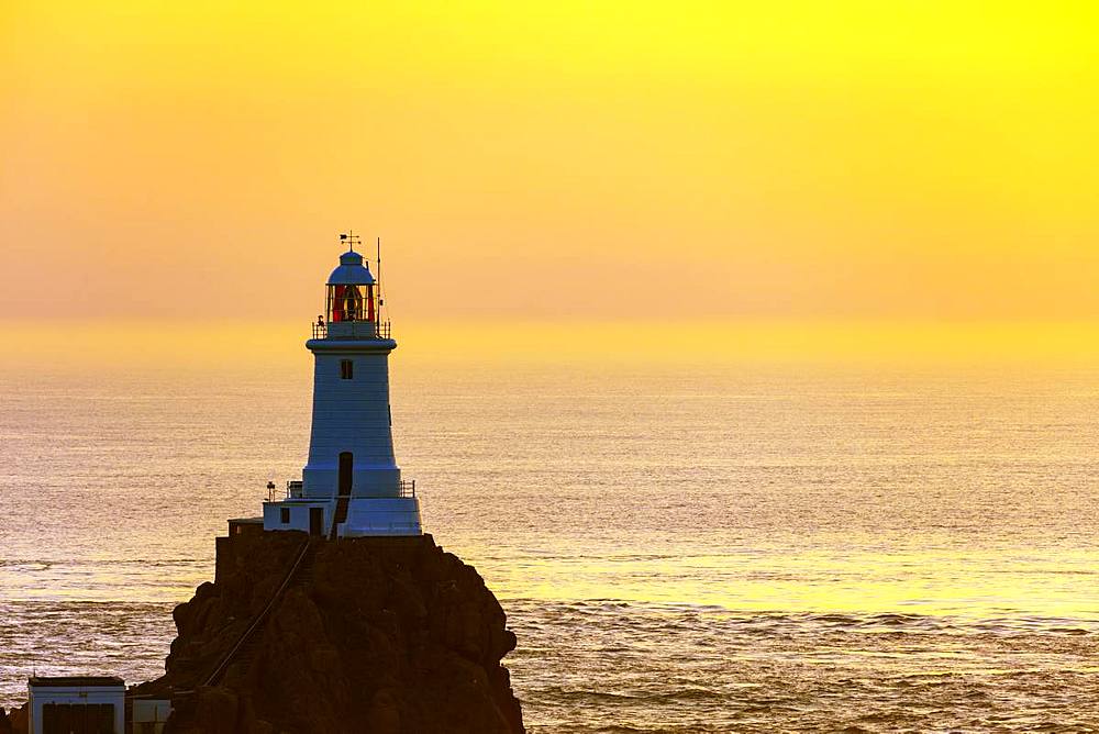 Corbiere Point Lighthouse, Jersey, Channel Islands, United Kingdom, Europe