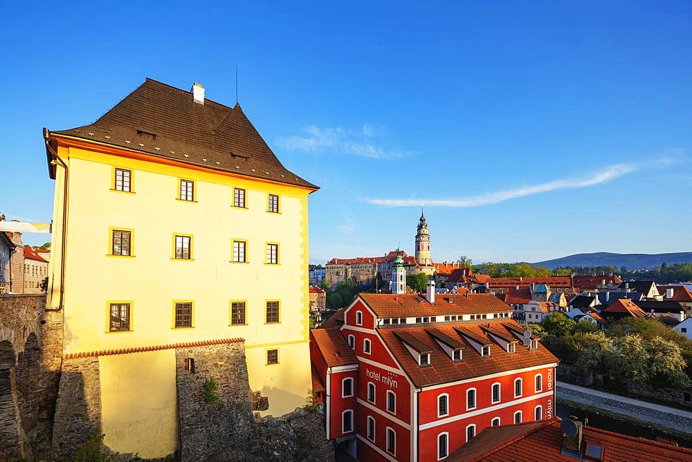 Cesky Krumlov, UNESCO World Heritage Site, South Bohemia, Czech Republic, Europe