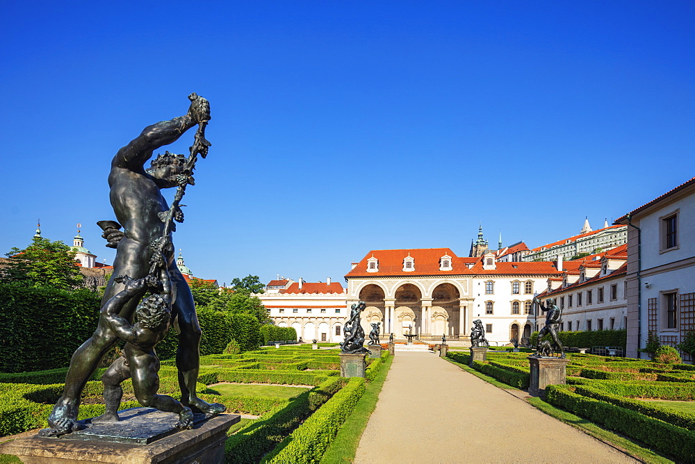 Wallenstein Palace park, Prague, UNESCO World Heritage Site, Bohemia, Czech Republic, Europe