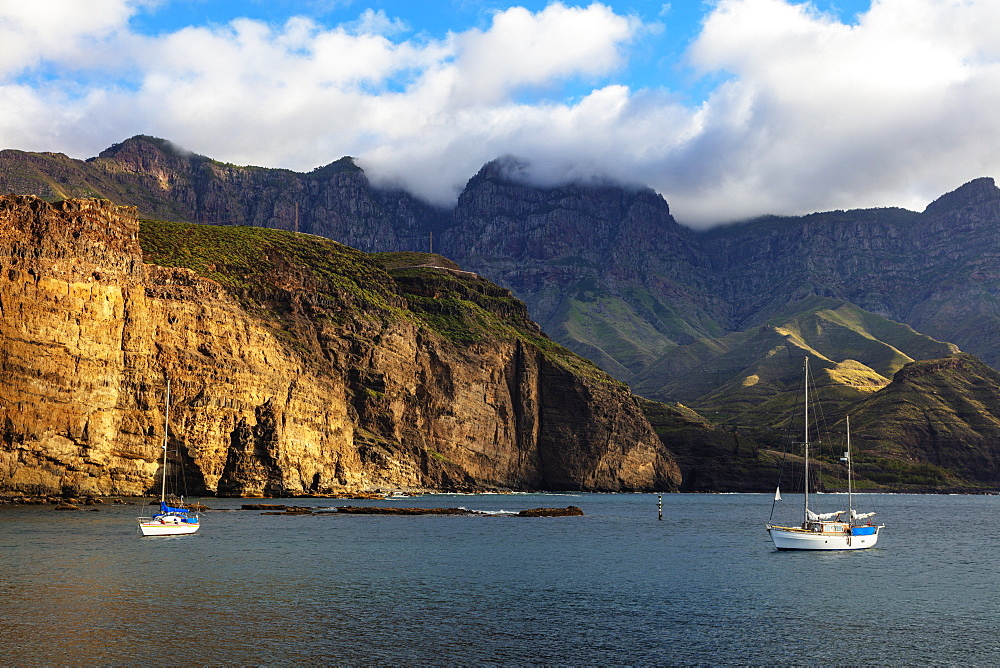 Coastline, Agaete, Gran Canaria, Canary Islands, Spain, Atlantic, Europe