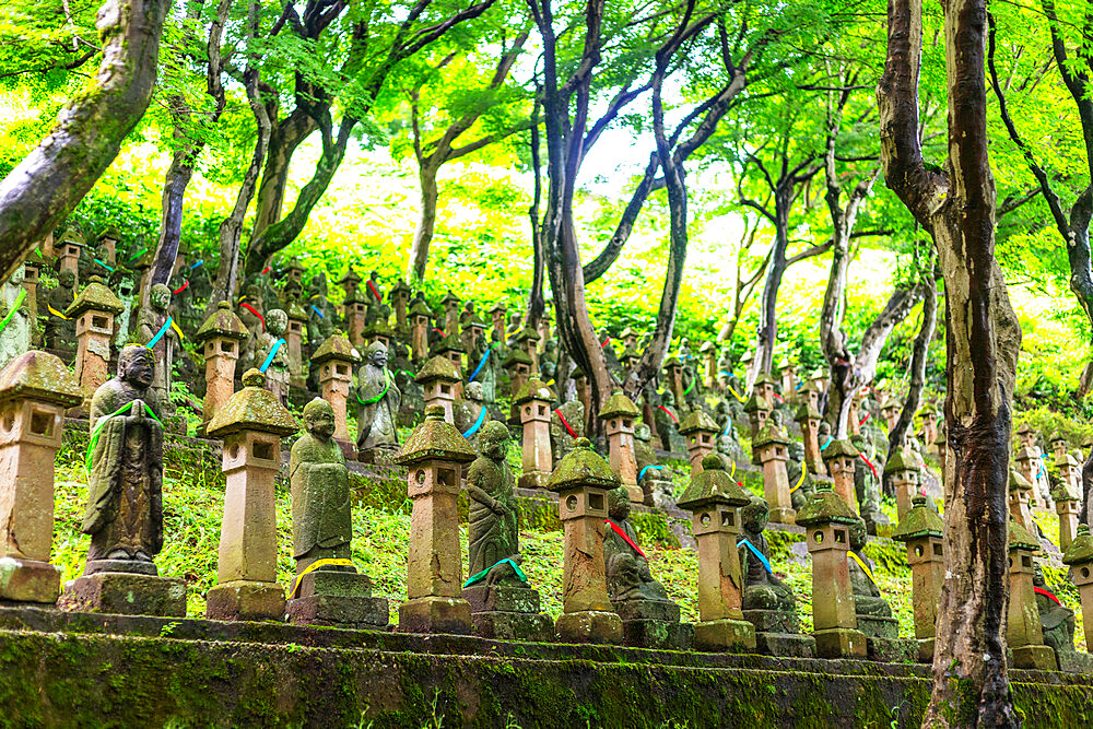 Soto Chokeiji Temple of 500 jizo Buddhist statues, Toyama, Toyama prefecture, Honshu, Japan, Asia